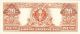 B105,  $20.  00 1922 Gold Certificate,  Reverse,  Bep Souvenir Card Large Size Notes photo 1