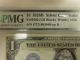 1928b $1 Silver Certificate Pmg 50 Epq Gb Block Fr 1602 Small Size Notes photo 1