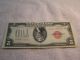1928 - G Two Dollar Us Bank Note Red Seal Stamp Circulated Small Size Notes photo 1