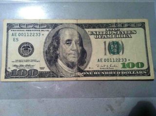 $100.  00 Fancy Repeater Ae 00112233 photo