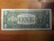 1988a Web Press Note Experimental One Dollar Bill A87628187f Run 14; 8/8 Plates Small Size Notes photo 1