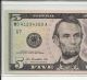 $5.  2013.  Magnificent & $5 Notes.  Gem - Unc.  Chicago. Small Size Notes photo 2