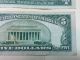 1957 $1 Star And 1953a $5 Dollar Silver Certificate Small Size Notes photo 11