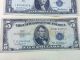 1957 $1 Star And 1953a $5 Dollar Silver Certificate Small Size Notes photo 2