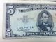 1957 $1 Star And 1953a $5 Dollar Silver Certificate Small Size Notes photo 6