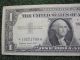 Silver Certificate Blue Seal One Dollar 1957 A Star Note Small Size Notes photo 2