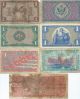 Rare Mpc Group Six $1 And One$20 Fine Series 481 Thru 661 $20 Is Rare Paper Money: US photo 1