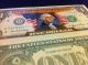 Washington Full Colorized 1 Dollar Bill Uncirculated Usa Note - Gift Small Size Notes photo 3