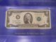 1995 $2 Federal Reserve Star Note - Independence Presentation Folder From The Bep Small Size Notes photo 1