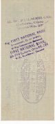 1935 The Citizens National Bank, . .  Chillicothe,  Ohio Paper Money: US photo 1