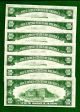 7 1934 Consecutive & Uncirculated Federal Reserve Ten Dollar Notes Small Size Notes photo 1