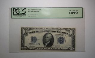 1934c $10 Silver Certificate Pcgs 64 Ppq photo