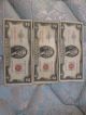 1953 $2 Bills 1953 Series A And B In Red Seal {7} Small Size Notes photo 2