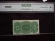 15 Cents Fractional Currency,  4th Issue,  Fr - 1269 Cga Choice Uncirculated 64 Opq Paper Money: US photo 2