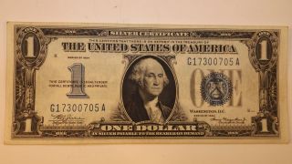 Series Of 1934 $1 Blue Seal Silver Certificate photo