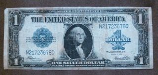 1923 $1dollar Bill,  Horse Blanket,  Old Paper Money,  Us Currency,  Speelman\white photo