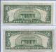 1934d 1953a $5.  00 Silver Certificate Notes Small Size Notes photo 1