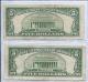 1934d 1953a $1.  00 Silver Certificates Notes Small Size Notes photo 1