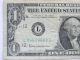 1963b One ($1.  00) Dollar Federal Reserve L Series Low Serial Note Small Size Notes photo 2