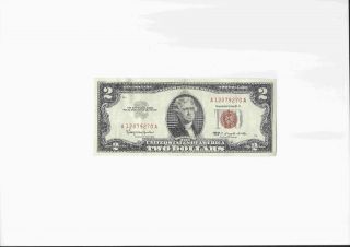 4 Two Dollar Notes Red Seal 3 1963 And 1 1953 A Series photo