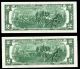 Phenomenal  Autographed  2003 $2 Frn I15506676a & I15506678a Small Size Notes photo 5