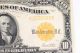 Us $10 Bill Gold Certificate 1922 Paper Money Gold Seal Orange Back Large Note Large Size Notes photo 2