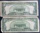 One 1934c $5 Silver Certificate & One 1953b $5 United States Note (c12333459a) Small Size Notes photo 1