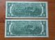(2) 1976 $2 Federal Reserve Notes W/holder (ccu) Small Size Notes photo 1