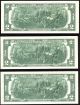 3 Consecutive 1976 $2.  00 Federal Reserve Notes Gems First Day Issue Small Size Notes photo 3