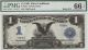 Black Eagle “666” Pmg - 66epq Fr 233 $1 1899 Silver Certificate Large Size Notes photo 1