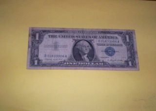 Series 1957 A $1 Dollar Silver Certificate L@@k photo