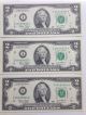 6 Rare Repeater Notes - $2 Family Of Repeaters Minneapolis Fed,  2003 Small Size Notes photo 1
