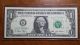 2003 One Dollar Federal Reserve Star Note Chicago Dist Insufficient Ink On Seal Paper Money: US photo 3