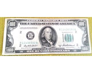 1950 $100 Federal Reserve Note Circulated Bill photo