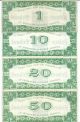 Pennsylvania Philly Peirce School Training $1/10/20/50 Bank Note Currency 18xx Paper Money: US photo 1