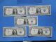 5 1957 Silver Certificate Star Notes / Consecutive And Uncirculated Small Size Notes photo 6