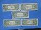 5 1957 Silver Certificate Star Notes / Consecutive And Uncirculated Small Size Notes photo 7