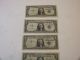 1957 5 - Circulated Silver Certificates One Money Small Size Notes photo 1