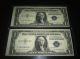 L@@k 10 1935g Consecutive Unc.  One Dollar Silver Certificates Gems + Errors. Small Size Notes photo 9