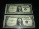 L@@k 10 1935g Consecutive Unc.  One Dollar Silver Certificates Gems + Errors. Small Size Notes photo 1