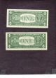 United States 1957 One Dollar Silver Certificates 1957 And 1957 Star Note Small Size Notes photo 1