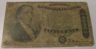 Us Currency 1869 50 Cent 
