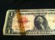 Silver Certificate Large Red Seal 1923 Americana Large Size Notes photo 2