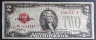 One 1928d $2 Red Seal United States Note (c98446872a) photo
