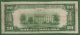 {bennington} $20 The First Nb Of Bennington Vermont Ch 130 Vf Paper Money: US photo 1
