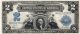 Large 1899 Porthole $2 Silver Certificate - Alpha - 1 Lung Transplant Large Size Notes photo 1