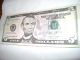 $5 Dollar Straight Number Bill. .  Rare 12345678.  This One 47581362.  No Repeat ' S Small Size Notes photo 2