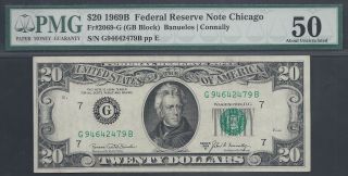 $20 1969b==frn==chicago==pmg 50 About Unc photo