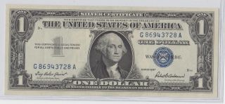 1957 $1 Silver Certificates Blue Seal Paper Money Currency Unc 10 photo