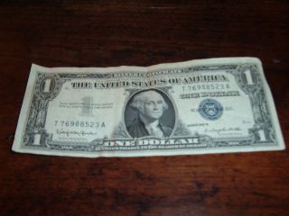 One Dollar 1957 Silver Certificate photo